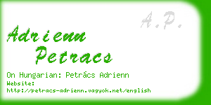 adrienn petracs business card